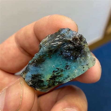 Top Quality Peruvian Blue Opal Rough Stone Natural Andean Etsy