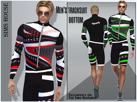 The Sims Resource Mens Tracksuit Bottom