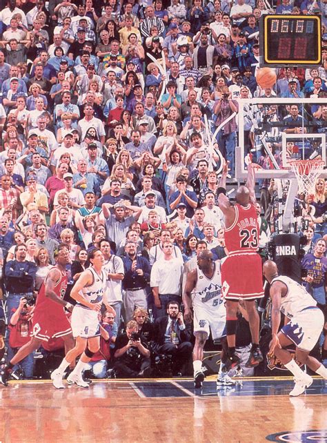 Michael Jordan Championship Game Winning Shot Against Utah Jazz In Game