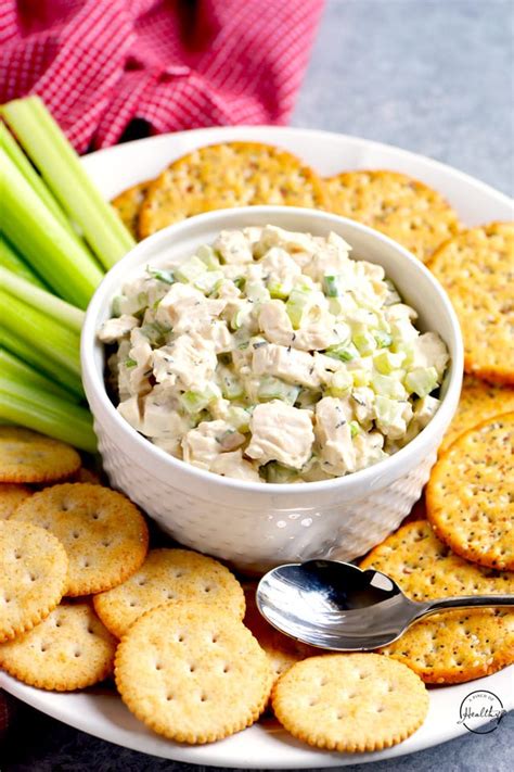 Chicken Salad With Thyme And Scallions A Pinch Of Healthy