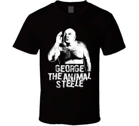 George The Animal Steele Retro Legends Of Wrestling T Shirt Etsy