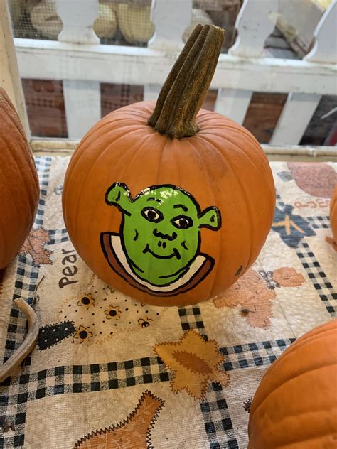 Blursed Shrek Pumpkin Rblursedimages