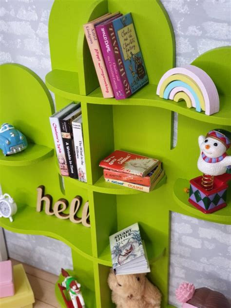 Miniature Cactus Bookcase 18 Dollhouse Book Shelves Cute Etsy
