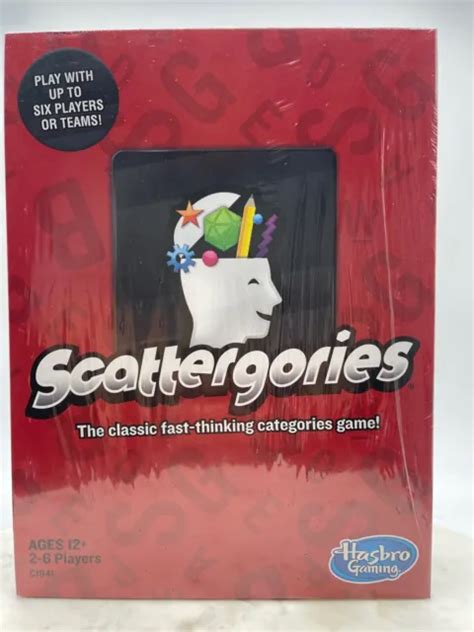 Hasbro Gaming Scattergories New Table Top Game Board Game 3000