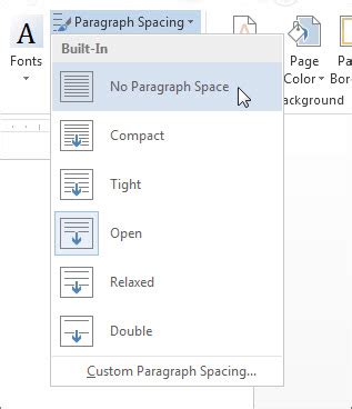 Change Paragraph Spacing In Word