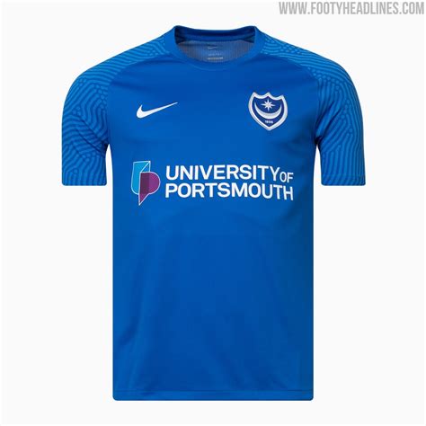 Portsmouth 21 22 Home Kit Released Footy Headlines