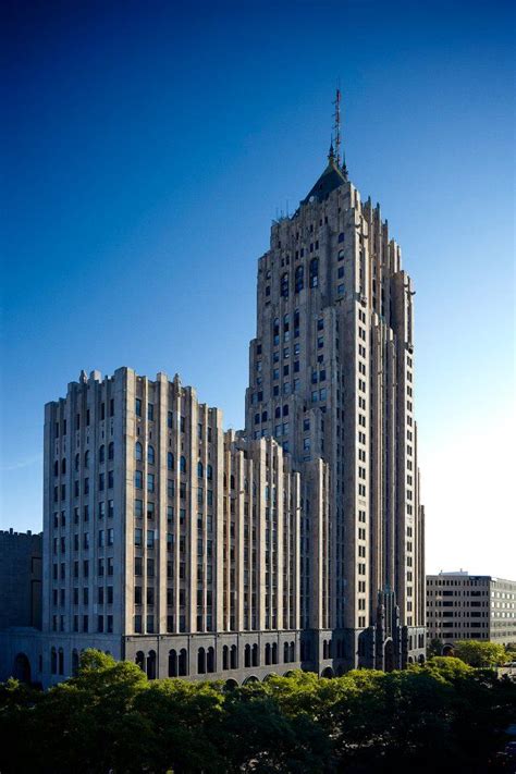 The Ornate Art Deco Designed Fisher Building A Landmark Skyscraper In