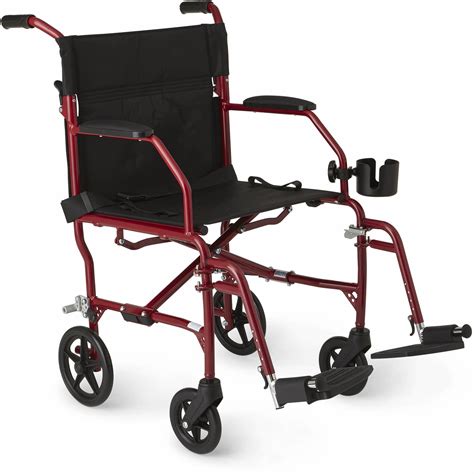 Buy Medline Ultralight Transport Wheelchair Folding Transport Chair