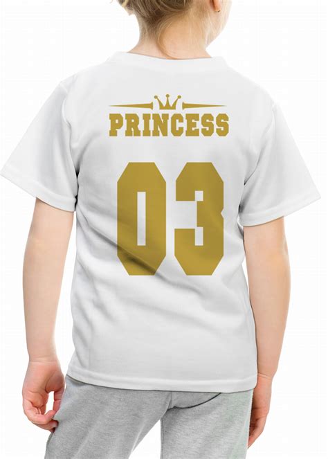 Koszulki King Queen Prince Zestaw Królewski Złoty I Odjechane Koszulki