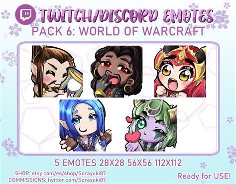 Wow Twitch Emoticons Streamer Emotes Dragonflight Etsy Hot Sex Picture