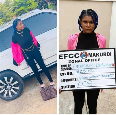update slay queen arrested by efcc shortly after showing off sentenced to three years in