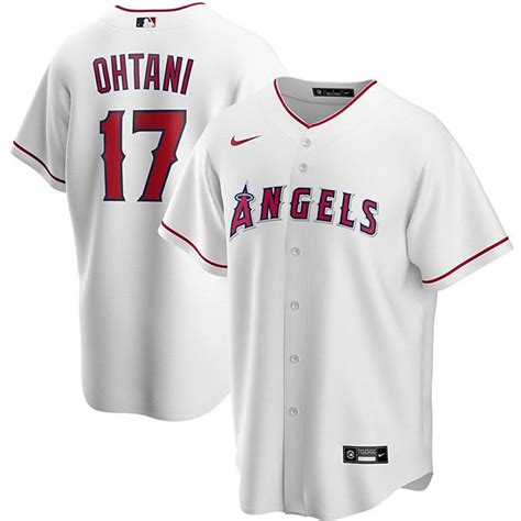 Mens Nike Shohei Ohtani White Los Angeles Angels Home Replica Player