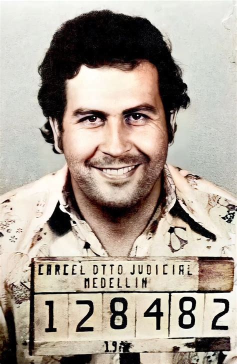 Pablo Escobar Mugshot Photograph 11 X 17 Stunning 1976 Color Etsy
