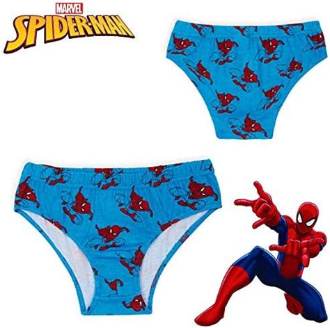 Marvel Slips Garçon Pack de 5 sous Vêtements Enfant Garcon Accessoires Officiels Vêtements