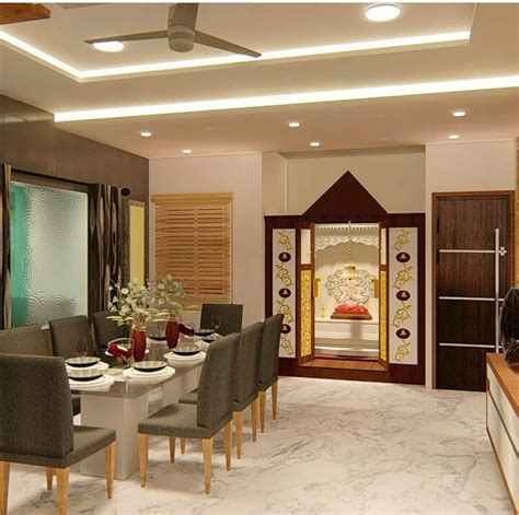 Dining Room By Homify Modern Homify Pooja Rooms Pooja Room Design