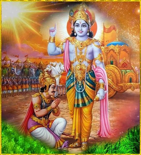 ☀ Shri Krishna And Arjuna ☀ Arjuna Said O My Lord Shri Krishna You Are