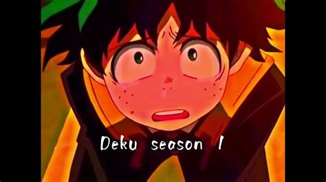 Deku Season 1 Vs Season 6 Anime Animeedits Myheroacademia Edit
