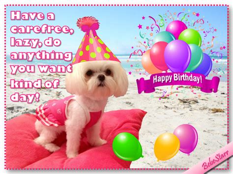 Check spelling or type a new query. Have A Carefree Birthday! Free Birthday for Her eCards ...