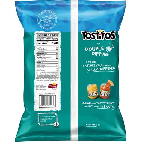 tostitos original restaurant style tortilla chips party size 18 oz