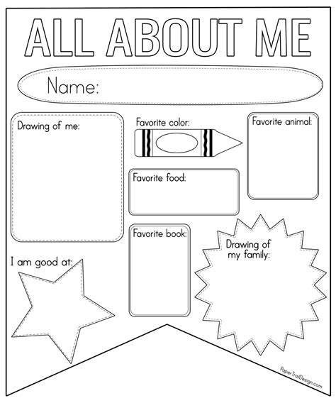 20 All About Me Worksheets Printable Coo Worksheets