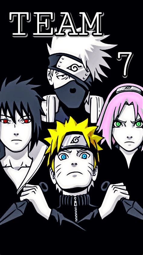 Team 7 Naruto Sasuke Sakura Team Seven Kakashi Hidden Leaf