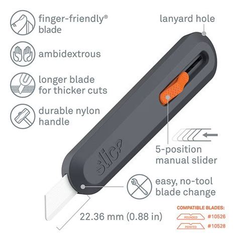 Slice Manual Utility Knife 10550 Best Buy In 2021 Ceramic Blade