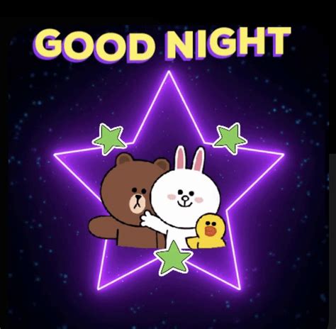 Pin By Karen On Brown And Cony Line Friends Line Friends Good Night