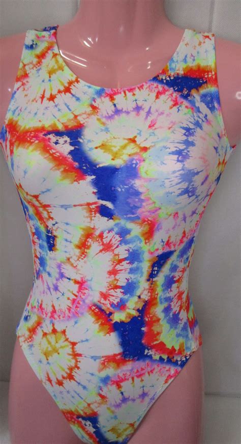 Groovy Tie Dye Flipflop Leos Gymnastics Leotard