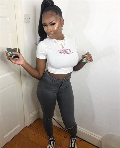 Stayunbothered ️follow Poppinnpinss For More💋 Everyday Outfits Fashion Cute Outfits