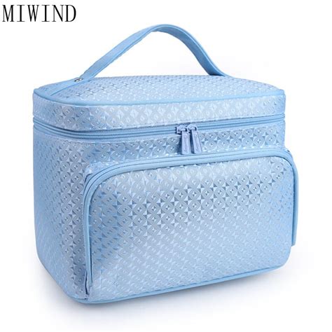 Fashion High Capacity Beautician Professional Cosmetic Storage Cosemtic Bag Organizer Makeup Bag