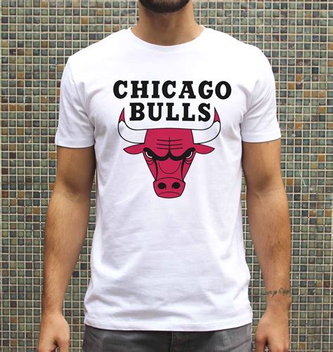 T Shirt Pour Homme Chicago Bulls De Couleur Blanc Teevimy