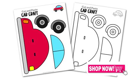 Printable Car Craft Template Simple Mom Project