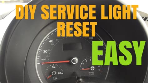 How To Reset Vw Beetle A Service Light 2005 2010 Youtube