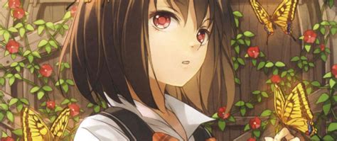 Anime Girl With Long Brown Hair And Brown Eyes Hd Wide