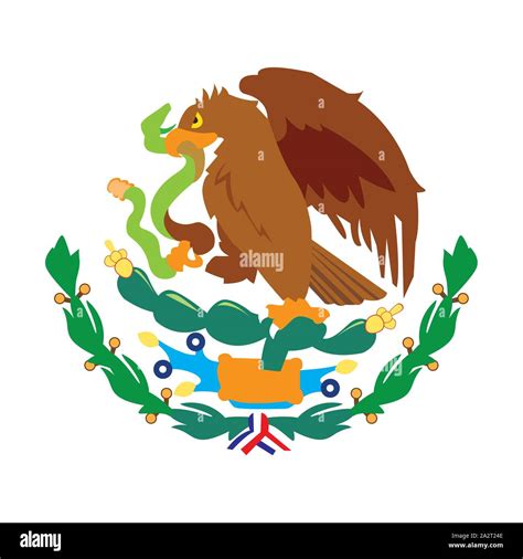 How To Draw The Mexican Flag Eagle Draw A Circle For The Head An