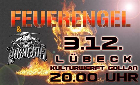 Die veranstaltungsstätte kulturwerft gollan in lübeck wurde am donnerstag, 15. Feuerengel in der Kulturwerft Gollan in Lübeck am 03.12 ...