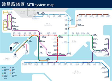 Far Futuristic Map Of The Hong Kong Mtr Imaginarymaps