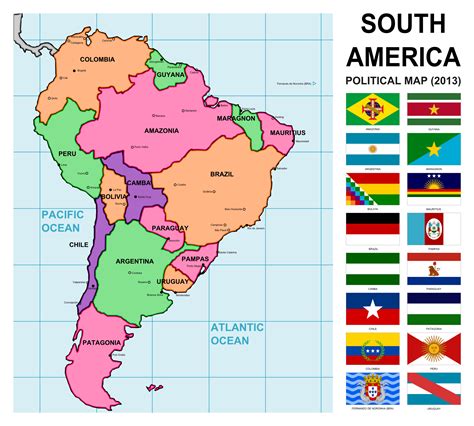 South America In 2013 Rimaginarymaps