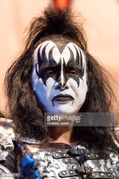 Musician Gene Simmons Of Kiss Appears At A Press Conference To News