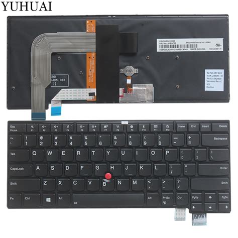 NEW US Laptop Keyboard For Lenovo Thinkpad T S T S Backlit Keyboard