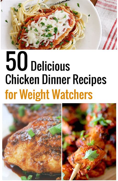 50 Delicious Chicken Dinner Recipes For Weight Watchers Recipe Diaries