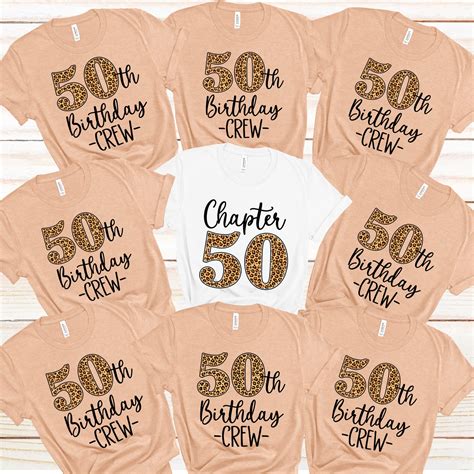 50th Birthday Shirt 50th Birthday Crew Shirt For Woman Etsy