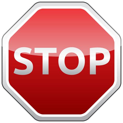 Sign stop PNG images free download gambar png