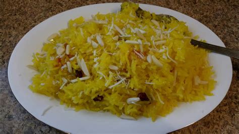 Zarda Pakistani Sweet Rice Recipe Meethay Chawal میٹھے چاول Youtube