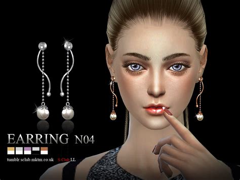 The Sims Resource S Club Ll Ts4 Earring 04f
