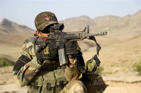 Military Armament Afghan National Army Commandos From The 3rd