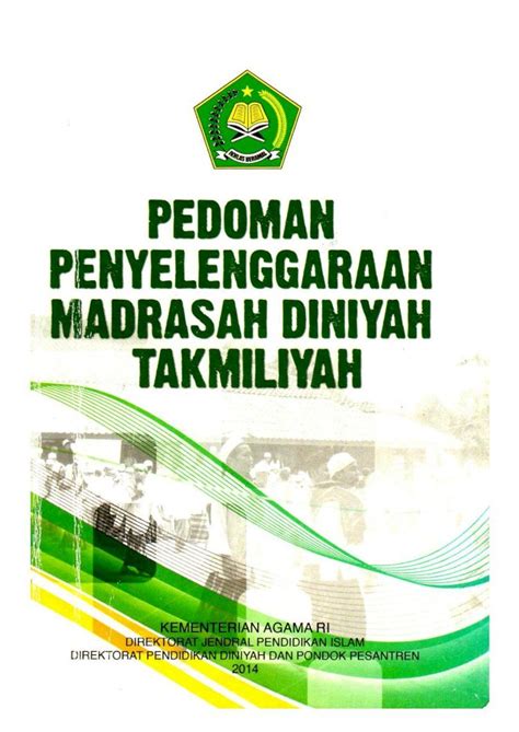 Pdf Pedoman Penyelenggaraan Madrasah Diniyah