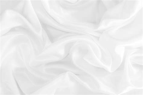 Premium Photo White Cloth Background Abstract With Soft Waves Closeup