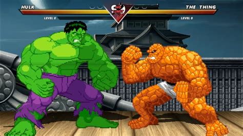 Hulk Vs The Thing Very Incredibly Exciting Fight Youtube