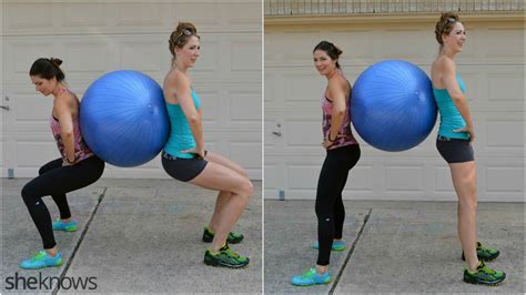 Creative 8 Move Partner Workout With Bands And Balls Sheknows